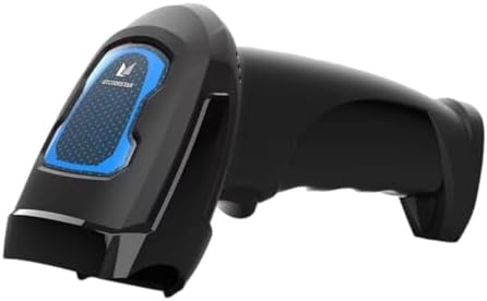 Professional 1D & 2D Barcode Scanner – USB Wired Handheld QR Code Reader – Fast, Accurate POS Retail Inventory Warehouse Scanner – Plug & Play for Windows/Mac/Linux (Black)